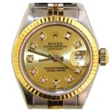 Rolex 69173 Lady-Datejust 26 mm Quickset Watch