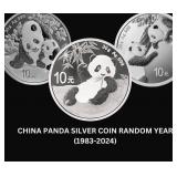 Lot of (3) 30g .999 Fine Silver China Panda Coin