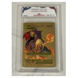 Pokï¿½mon Gold Custom Charizard Card