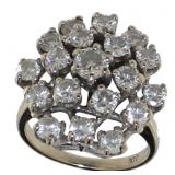 14kt Gold Brilliant 3.10 ct Diamond Dinner Ring