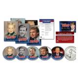 Donald Trump Life & Times 10 Piece Coin & Card Lot