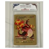 Pokï¿½mon Gold Custom Charizard Card