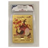 Pokï¿½mon Gold Custom Charizard Card