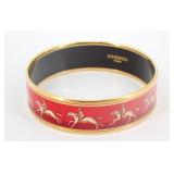 Hermes Enamel Cloisonne Bangle