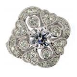 14k Gold 2.04 ct Round Brilliant Lab Diamond Ring