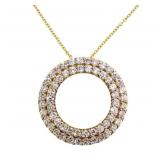 Brilliant 2.00 ct VS Lab Diamond Necklace