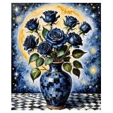 Black Bouquet 1 LTD Edition Canvas by Van Gogh LTD