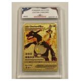 Pokï¿½mon Gold Custom Charizard Card