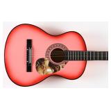 Autographed Jennifer Lopez Acoustic Guitar