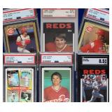 Random Pete Rose Graded Baseball Cards