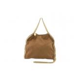 Stella McCartney Brown Suede Chain Hand Bag