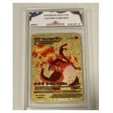 Pokï¿½mon Gold Custom Charizard Card