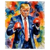 Trump Fights I Limited Edition by Van Gogh Limited