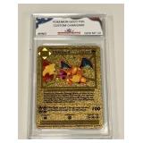 Pokï¿½mon Gold Custom Charizard Card