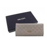 Prada Saffiano Quilted Leather Wallet