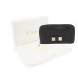 Chloe Lily Leather Round Fastener Wallet