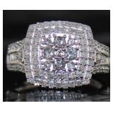 Cushion Cut 1.00 ct Diamond Designer Ring