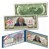 Donald Trump 47th President $2 Bill