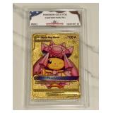 Pokï¿½mon Gold Custom Pikachu Card