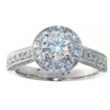 14kt Gold 1.53 ct Round Brilliant Diamond Ring