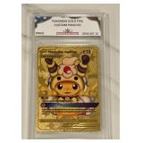 Pokï¿½mon Gold Custom Pikachu Card