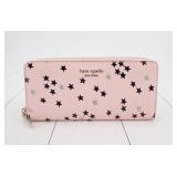 Kate Spade Star Motif Leather Long Wallet