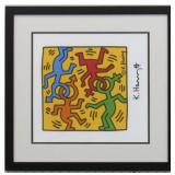 NYC Pride Framed Print Plate Signed Keith Harring