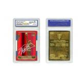 23K Gold Red Prizm Michael Jordan Card