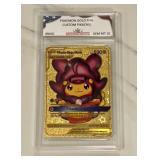 Pokï¿½mon Gold Custom Pikachu Card