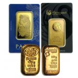 100 Gram: .999 Fine Gold Bar