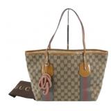 Gucci GG Canvas Charm Tote Bag