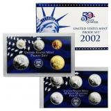 2002 United States Mint Proof Set