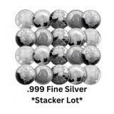 .999 Fine Silver Stacker Lot *BID IS PER OUNCE*