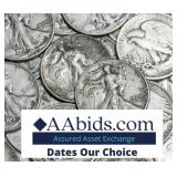 Mixed Date: Walking Liberty Silver Half Dollar