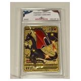 Pokï¿½mon Gold Custom Charizard Card