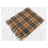 Burberry Nova Check Scarf 100% Cashmere