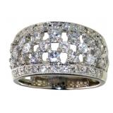 Platinum 1.00 ct Natural Brilliant Diamond Ring