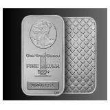 1oz - Walking Liberty Silver Bar