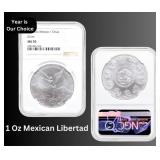 1 Oz - NGC MS 70 Silver Mexican Libertad