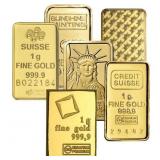 1 Gram - Gold Bar (Bar is our choice)