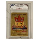 Pokï¿½mon Gold Pikachu Card