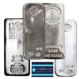 100oz - .999 Fine Silver Bullion Bar