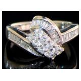 Platinum 3/4 ct Brilliant Natural VS Diamond Ring