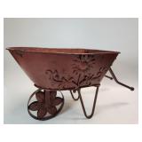 Decorative Metal Wheelbarrow