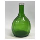 Vintage Emerald Green Glass Refrigerator Water