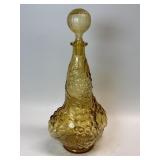 Amber Glass Decanter Genie Bottle