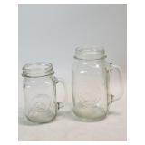 2 Pc Garden Harvest  Drinking Jars