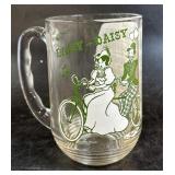 VINTAGE HAZEL ATLAS OLD TIME SONG GLASS MUG W/