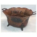 Copper Footed Planter 12ï¿½ x 7ï¿½