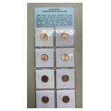 US Treasury Commemorative Medallions Set of 8